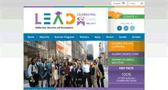 Desktop Screenshot of leadprogram.org