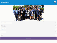 Tablet Screenshot of leadprogram.org